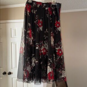 NWT Cato Midi-Full Lined Skirt